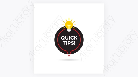图片素材-卡通扁平多彩的快速Tips重点提示标签59
