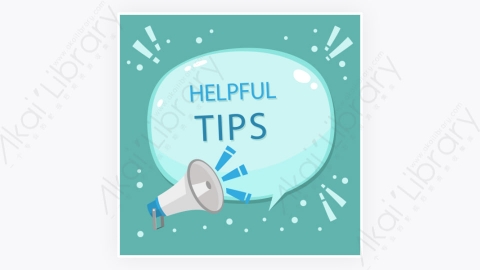 图片素材-卡通扁平多彩的快速Tips重点提示标签62