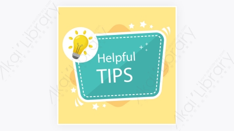 图片素材-卡通扁平多彩的快速Tips重点提示标签65