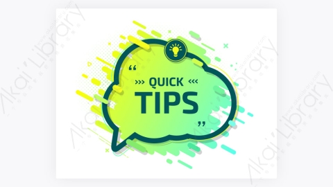 图片素材-卡通扁平多彩的快速Tips重点提示标签70