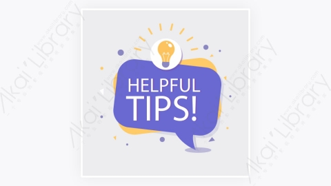 图片素材-卡通扁平多彩的快速Tips重点提示标签71