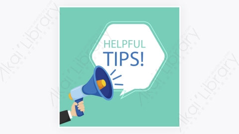 图片素材-卡通扁平多彩的快速Tips重点提示标签84