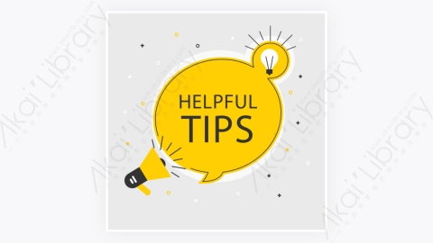 图片素材-卡通扁平多彩的快速Tips重点提示标签88