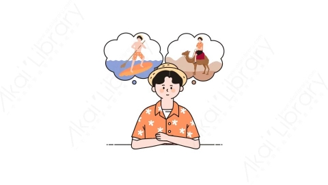 视频素材-可爱卡通男生女生动态表情包_02_02