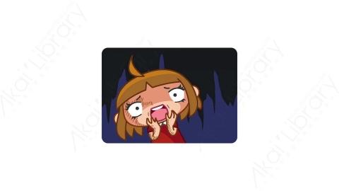视频素材-可爱搞怪小女孩动态表情包_02_08