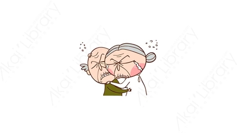 视频素材-可爱搞怪爷爷奶奶动态表情包_11_14