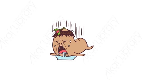 视频素材-可爱搞怪萝卜动态表情包_02_18