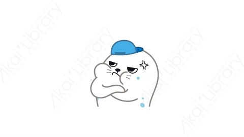 视频素材-可爱搞笑海狮动态表情包_01_05