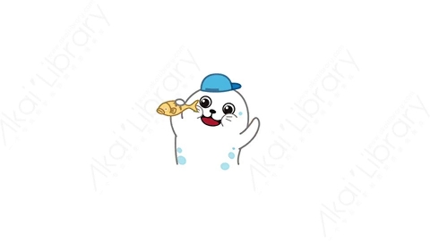 视频素材-可爱搞笑海狮动态表情包_02_10