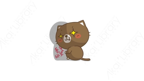 视频素材-可爱搞笑猫咪动态表情包_01_05