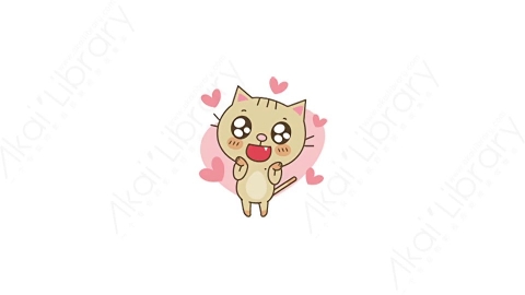 视频素材-可爱搞笑猫咪动态表情包_02_03