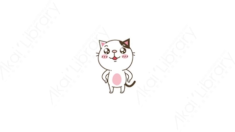 视频素材-可爱搞笑猫咪动态表情包_02_04
