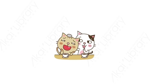 视频素材-可爱搞笑猫咪动态表情包_02_06