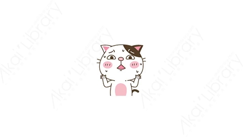 视频素材-可爱搞笑猫咪动态表情包_02_09
