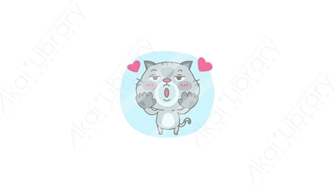 视频素材-可爱搞笑猫咪动态表情包_02_10