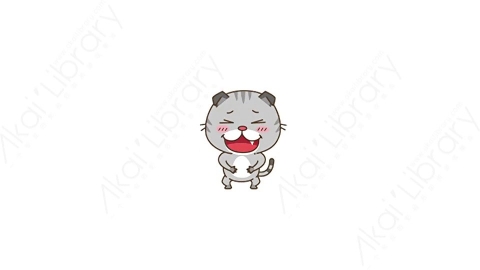 视频素材-可爱搞笑猫咪动态表情包_02_19