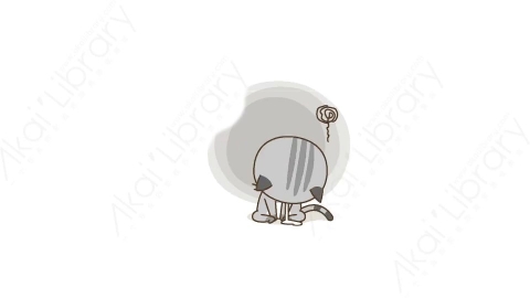 视频素材-可爱搞笑猫咪动态表情包_03_05