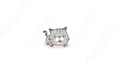 视频素材-可爱搞笑猫咪动态表情包_03_07