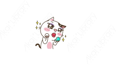 视频素材-可爱搞笑猫咪动态表情包_05_01