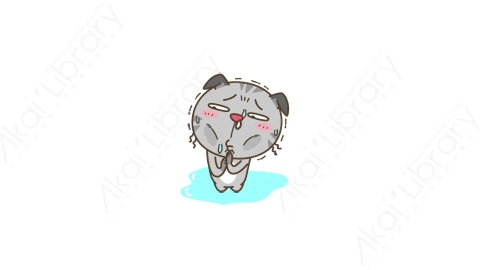 视频素材-可爱搞笑猫咪动态表情包_05_03