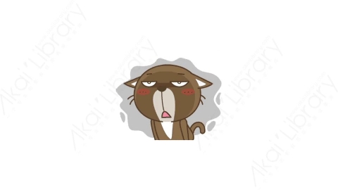 视频素材-可爱搞笑猫咪动态表情包_05_04