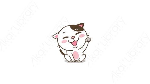 视频素材-可爱搞笑猫咪动态表情包_05_11