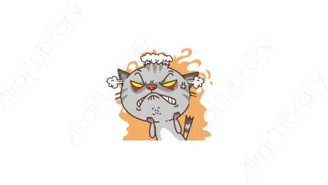 视频素材-可爱搞笑猫咪动态表情包_08_08