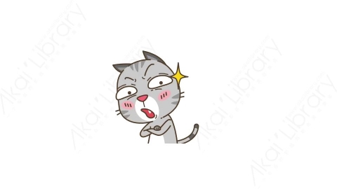 视频素材-可爱搞笑猫咪动态表情包_10_08