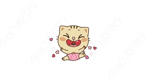 视频素材-可爱搞笑猫咪动态表情包_12_04