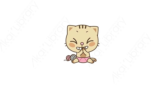 视频素材-可爱搞笑猫咪动态表情包_12_07
