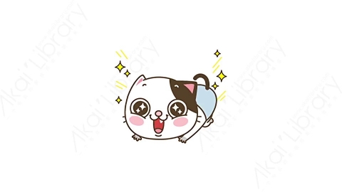 视频素材-可爱搞笑猫咪动态表情包_12_21