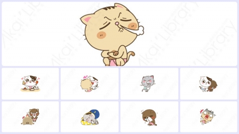 图片素材-可爱搞笑猫咪静态表情包_13
