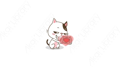 视频素材-可爱搞笑猫咪静态表情包_14_08