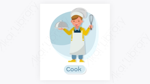 图片素材-可爱人物角色卡通儿童表情动作做饭烹饪-2