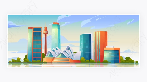 图片素材-现代城市建筑街道房屋建筑-8