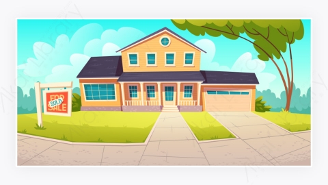 图片素材-破旧房子旧住宅郊区小屋-2