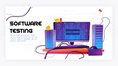 图片素材-软件测试编程方法用于计算机的仪表可用性优化