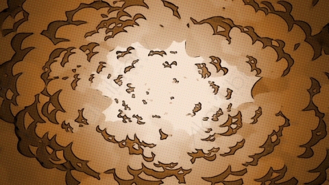 视频素材-（720P）卡通动漫烟雾背景-2comicsmokebackground1
