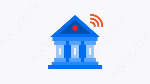 图片素材-001-银行bank扁平卡通物联网元素图标
