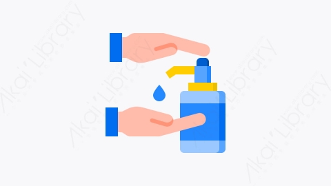 图片素材-001-洗手液handwash扁平卡通手洗洗手元素图标