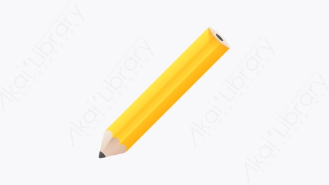 图片素材-001-铅笔pencil扁平卡通回到学校元素图标