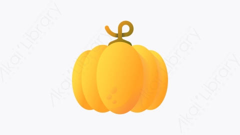 图片素材-001-南瓜pumpkin扁平卡通感恩节元素图标