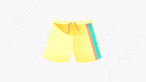 图片素材-001-泳衣swimsuit-扁平卡通夏季元素图标