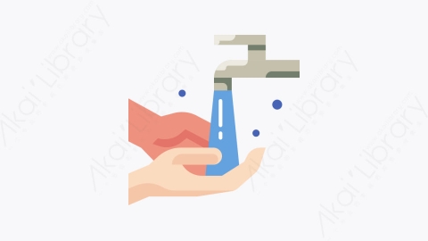 图片素材-001-洗手wash_your_hands扁平卡通洗手元素图标
