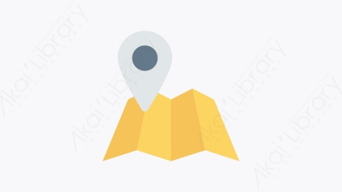 图片素材-0012-地图-22map卡通扁平地图和导航元素图标