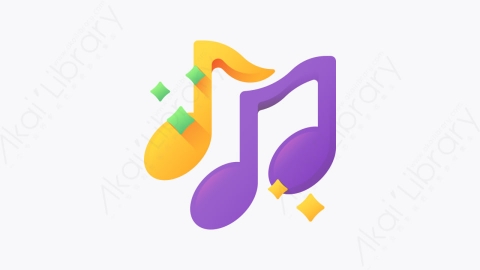 图片素材-002-音乐music扁平卡通生日元素图标