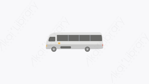 图片素材-002-校车school_bus扁平卡通城市地图图标