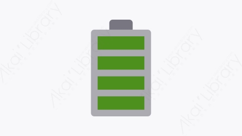 图片素材-003-电池battery扁平卡通科学元素图标