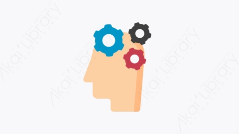 图片素材-003-头脑风暴brainstorming扁平卡通大学学校教育元素图标