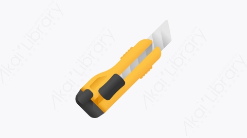 图片素材-003-刀具cutter-扁平卡通文具元素图标
